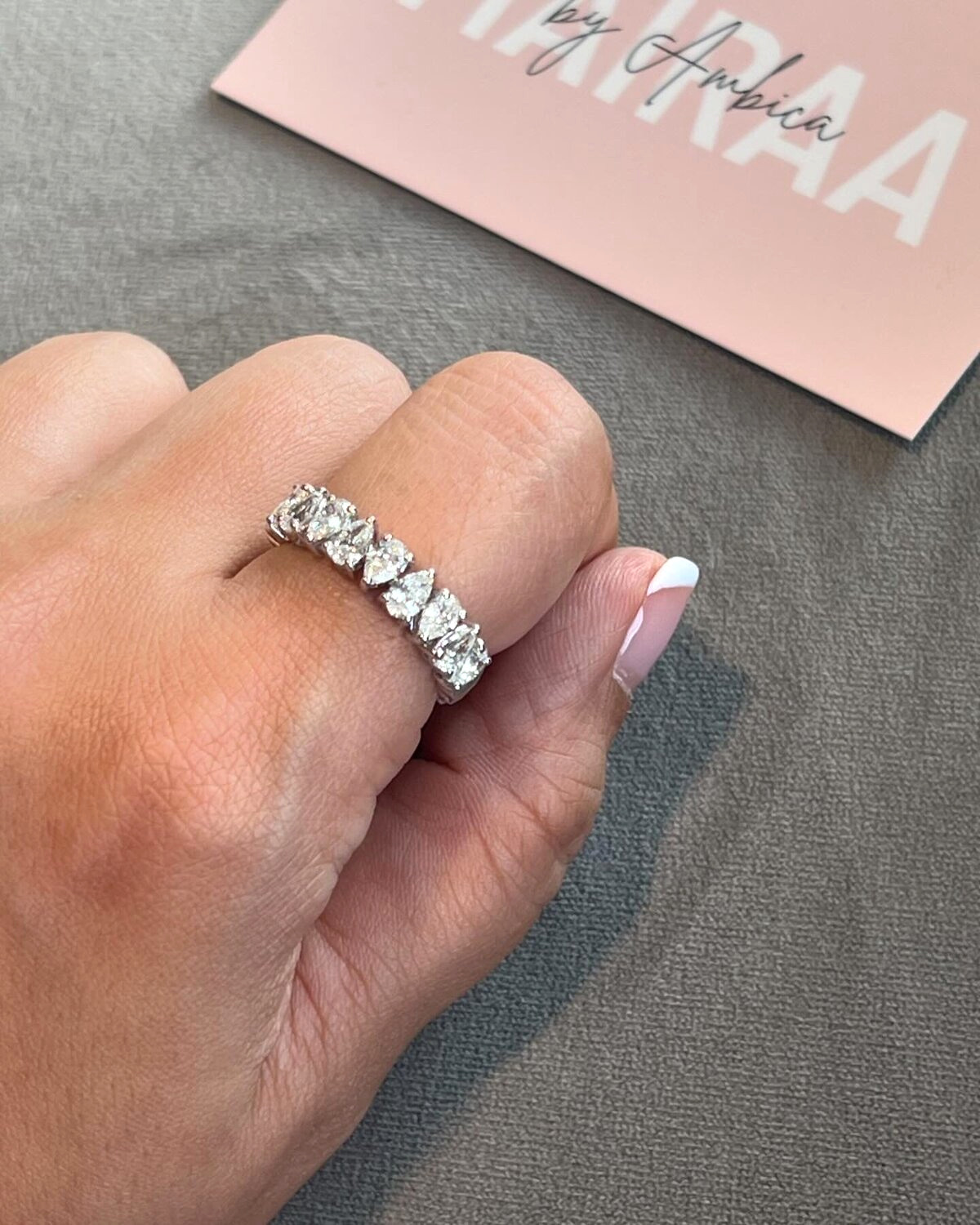 Round Diamond Eternity Band Ring