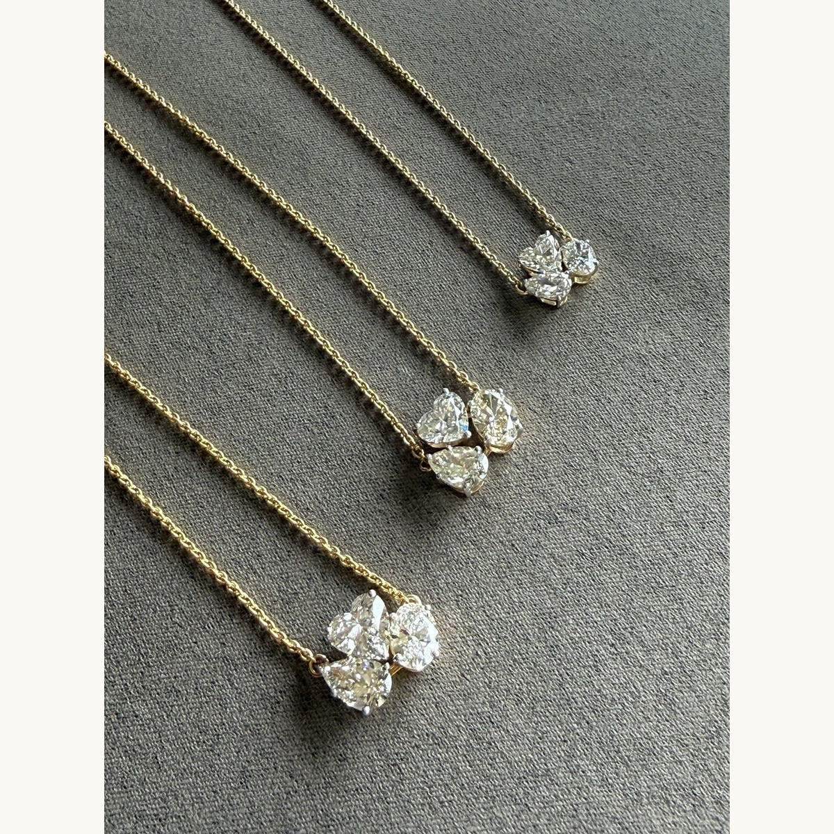 Diamond Four-Leaf Clover Pendant Necklace