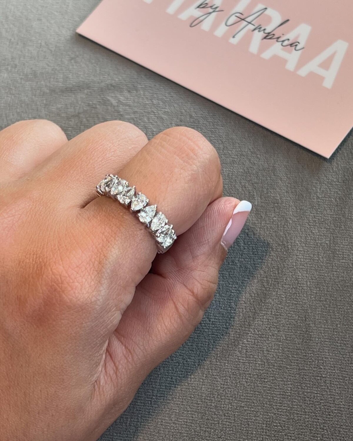 Round Diamond Eternity Band Ring
